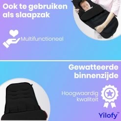 Yilofy Universele Luxe Voetenzak Babywagen & Autostoel Zwart Buggy Kinderwagen Voetzak -Kinderwagens Winkel 1200x1200 1953
