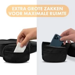 Deryan Pack Basic Luxe Heupdrager - Baby En Peuter Heupzitje - Draagzak Zwart -Kinderwagens Winkel 1200x1200 2032