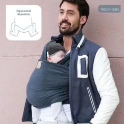 Babylonia Draagdoek - Tricot-Slen - Jeansblauw -Kinderwagens Winkel 1200x1200 2041