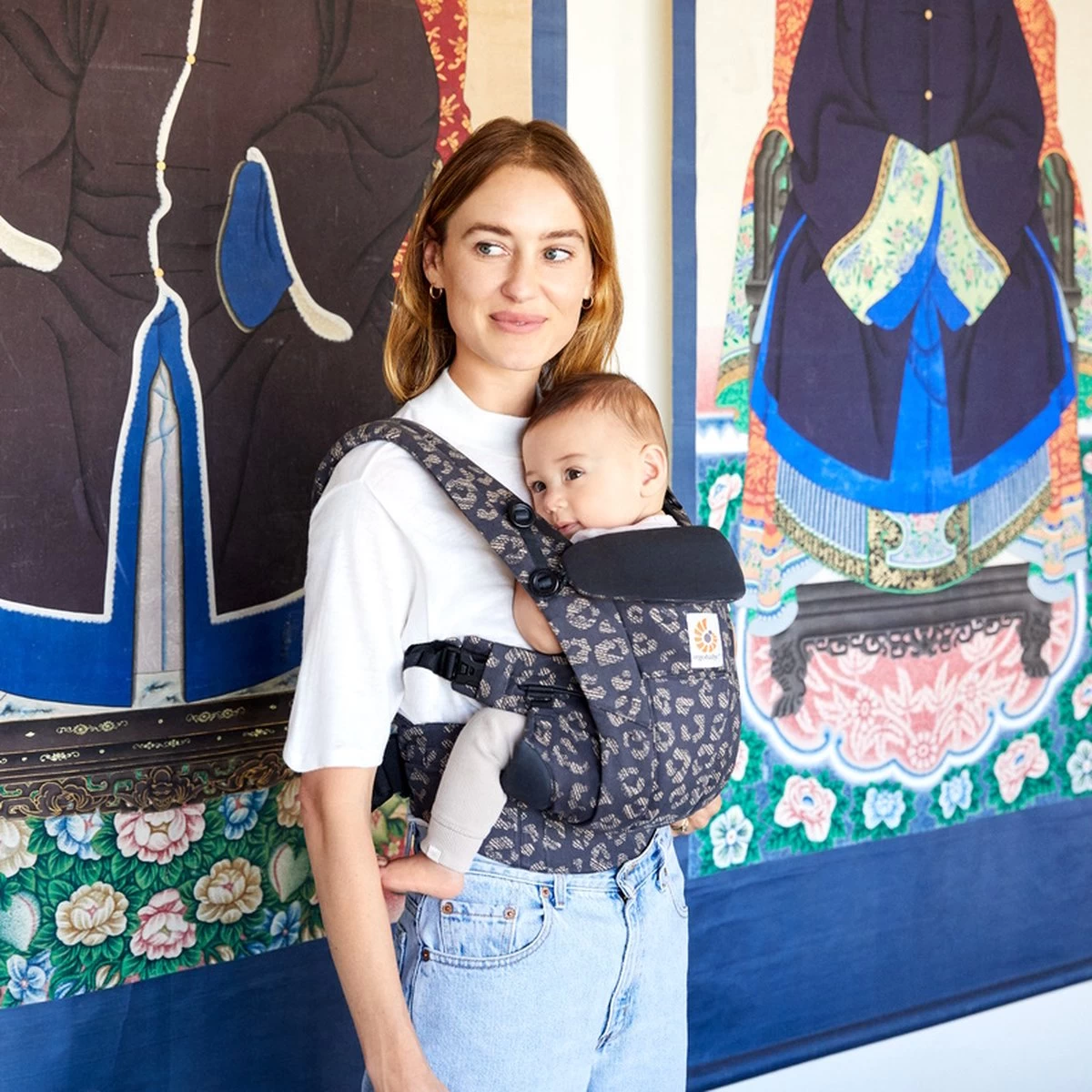 Ergobaby Omni Dream Draagzak - Black Leopard - Ergonomische Baby Draagzak Voor Baby En Drager 4 Ergobaby Omni Dream Draagzak - Black Leopard - Ergonomische Baby Draagzak Voor Baby En Drager - Afbeelding 4