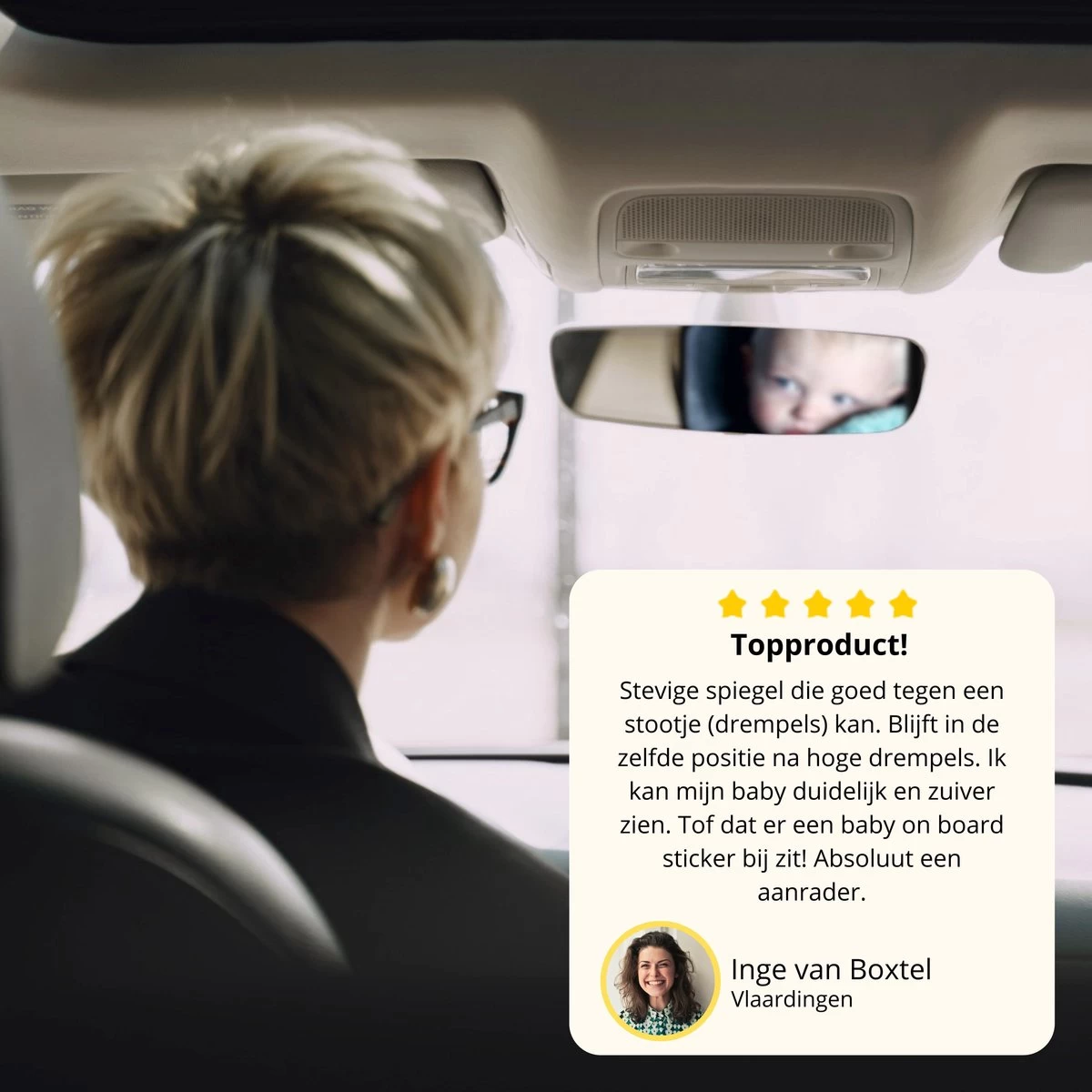 Autospiegel Baby Met Autosticker - Baby Spiegel Auto - Achteruitkijkspiegel - Baby Autospiegel - Verstelbaar 7 Autospiegel Baby Met Autosticker - Baby Spiegel Auto - Achteruitkijkspiegel - Baby Autospiegel - Verstelbaar - Afbeelding 7