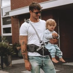 Deryan Pack Light Luxe Heupdrager - Ergonomische Draagzak + Opbergvakjes Grijs -Kinderwagens Winkel 1200x1200 2142