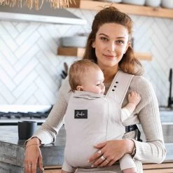 ROOKIE Baby Premium Draagzak- Design Buikdrager - Comfortabel En Ergonomisch - Pasgeboren Babydrager - Peuterdrager - Biologisch Katoen - Super Zacht - Unisex: Voor Mama En Papa (Beige) -Kinderwagens Winkel 1200x1200 2193