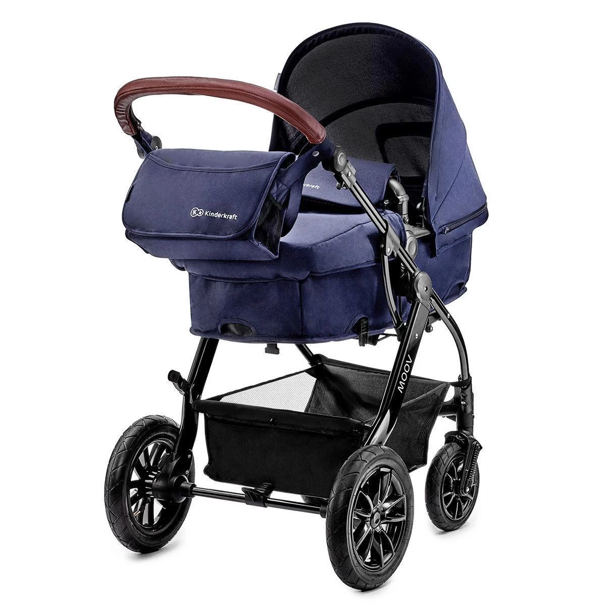 Kinderkraft Moov 3 In 1 Kinderwagen - Inclusief Autostoel - Navy 2 Kinderkraft Moov 3 In 1 Kinderwagen - Inclusief Autostoel - Navy - Afbeelding 2