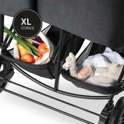 Hauck Uptown Duo Melange Broertje/zusje Kinderwagen Black -Kinderwagens Winkel 1200x1200 2299
