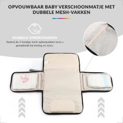 Baby Verschoonmatje Met Luieretui Voor Onderweg - Verschoningsmatje Opvouwbaar - Verzorgingsmatje - Grijs -Kinderwagens Winkel 1200x1200 2332