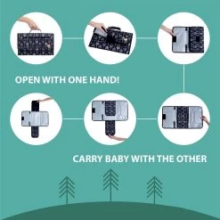 BOTC Baby Verschoningsmatje Voor Onderweg - Draagbaar Verschoonmatje - Luieretui -Verschoningsmatje Opvouwbaar -Kinderwagens Winkel 1200x1200 2365