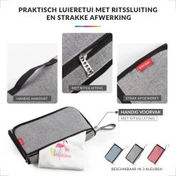 Baby Verschoonmatje Met Luieretui Voor Onderweg - Verschoningsmatje Opvouwbaar - Verzorgingsmatje - Roze -Kinderwagens Winkel 1200x1200 2369