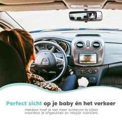 Autospiegel Baby - Verstelbare Achteruitkijkspiegel - Babyspiegel Voor Achterbank - Baby On Board Met Zuignap -Kinderwagens Winkel 1200x1200 279
