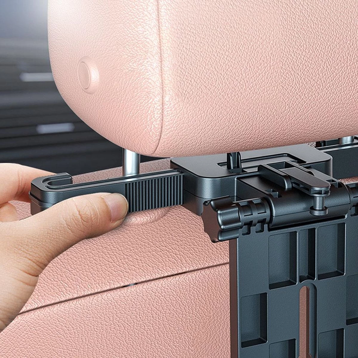 Multifunctionele Auto Tafel Voor Laptop Achterbank Snacks Fast Food Eetbak Drinken Computer Stoel Eettafel Beker Hoofdsteun Houder Klaptafel Stand Voor Telefoon & Tablet IPad 3 Multifunctionele Auto Tafel Voor Laptop Achterbank Snacks Fast Food Eetbak Drinken Computer Stoel Eettafel Beker Hoofdsteun Houder Klaptafel Stand Voor Telefoon & Tablet IPad - Afbeelding 3