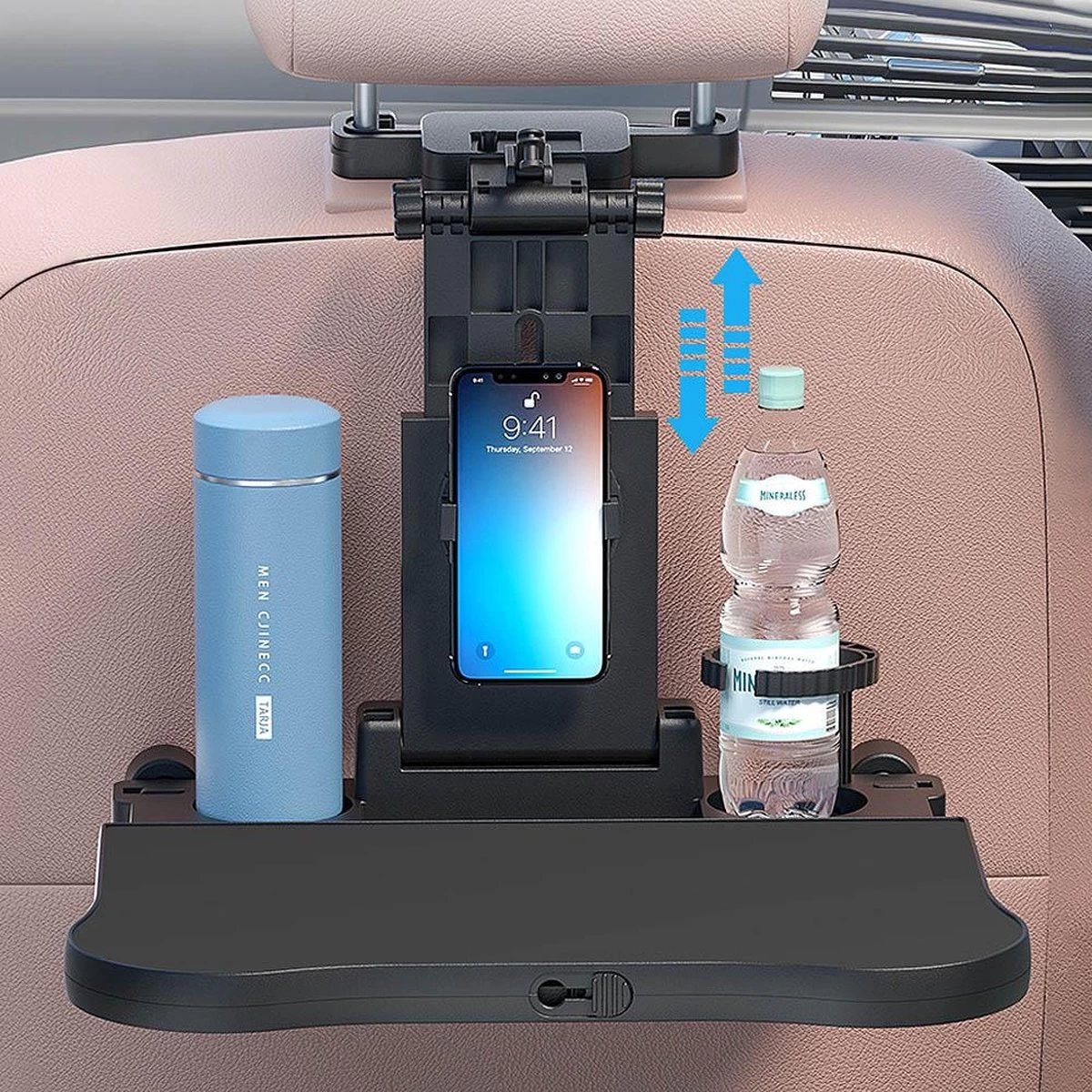 Multifunctionele Auto Tafel Voor Laptop Achterbank Snacks Fast Food Eetbak Drinken Computer Stoel Eettafel Beker Hoofdsteun Houder Klaptafel Stand Voor Telefoon & Tablet IPad 20 Multifunctionele Auto Tafel Voor Laptop Achterbank Snacks Fast Food Eetbak Drinken Computer Stoel Eettafel Beker Hoofdsteun Houder Klaptafel Stand Voor Telefoon & Tablet IPad - Afbeelding 20