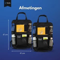 Tenify Premium Luxe & Stevige Auto Organizer Met Tablet Houder - Set Van 2 - Extra Opbergruimte - Beschermer - Autostoel - Accessories 17 Tenify Premium Luxe & Stevige Auto Organizer Met Tablet Houder - Set Van 2 - Extra Opbergruimte - Beschermer - Autostoel - Accessories -Kinderwagens Winkel 1200x1200 323