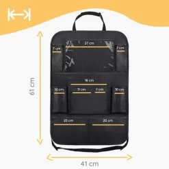Merkloos Autostoel Organizer Met Tablet Houder - Universele Autostoel Beschermer - Autostoel Hoes Voor Kinderen -Kinderwagens Winkel 1200x1200 345