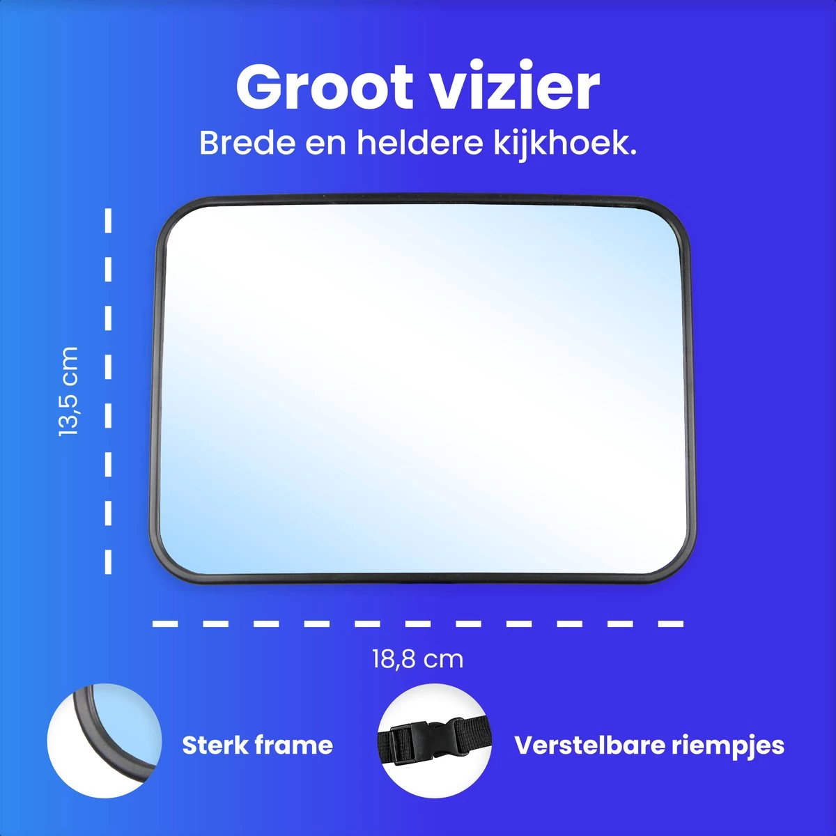 Autospiegel Baby - Achteruitkijkspiegel - Eenvoudig Monteren - Hoofdsteun Achterbank - EJC Products 7 Autospiegel Baby - Achteruitkijkspiegel - Eenvoudig Monteren - Hoofdsteun Achterbank - EJC Products - Afbeelding 7