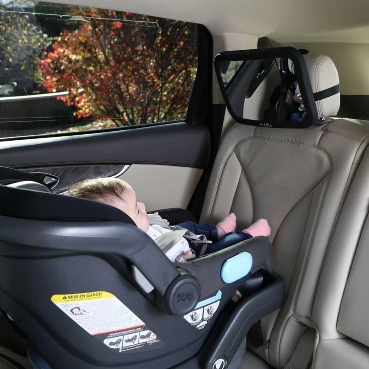Merkloos Achterbank Spiegel Voor Baby & Kind - Auto Accessoires - Shatterproof - Zwarte A3 Verstelbare Monitor 4 Merkloos Achterbank Spiegel Voor Baby & Kind - Auto Accessoires - Shatterproof - Zwarte A3 Verstelbare Monitor - Afbeelding 4