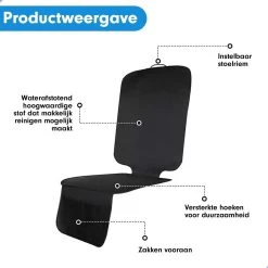 Professor Q - Autostoelhoes - Autostoelbeschermer - Autostoel Beschermer - Zwart 13 Professor Q - Autostoelhoes - Autostoelbeschermer - Autostoel Beschermer - Zwart -Kinderwagens Winkel 1200x1200 44