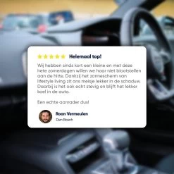 Lifestyle Living Zonnescherm Auto Zijruit – Zonwering Voor Baby En Kind – Zonder Zuignappen – UV Protectie – 2 Stuks – 51 X 31CM – Statisch - Zelfklevend -Kinderwagens Winkel 1200x1200 465