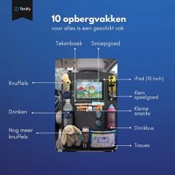 Tenify Premium Luxe & Stevige Auto Organizer Met Tablet Houder - 1 Stuk - Extra Opbergruimte - Beschermer - Autostoel – Accessories -Kinderwagens Winkel 1200x1200 50