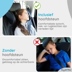 Good4You Hoofdsteun Auto - Nekkussen Auto - Hoofdsteun Auto Kinderen - Autokussen - Neksteun Auto - Volwassenen En Kinderen - Verstelbaar - Zwart -Kinderwagens Winkel 1200x1200 601