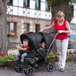 Deryan Luxe Elena Dubbele Buggy- Duo Buggy – Tandem Buggy – Compact En Lichtgewicht -Kinderwagens Winkel 1200x1200 628