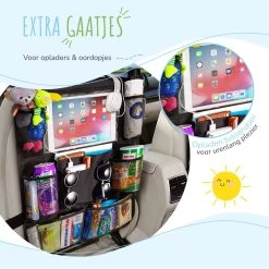 Home For Us Autostoel Organizer Met Tablet Houder - Set Van 2 - Beschermhoes Voor Kinderen - Beschermer Achterkant - Universeel -Kinderwagens Winkel 1200x1200 64