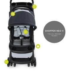 Hauck Shopper Neo II Buggy - Caviar/Silver 21 Hauck Shopper Neo II Buggy - Caviar/Silver -Kinderwagens Winkel 1200x1200 707