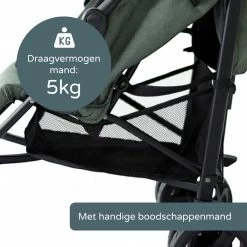 Prénatal Luxe Buggy – Kinderwagen Met Boodschappenmand En Zonneklep - Verstelbare Wandelwagen – Inklapbaar Met 1 Hand - Plooibuggy Groen -Kinderwagens Winkel 1200x1200 717