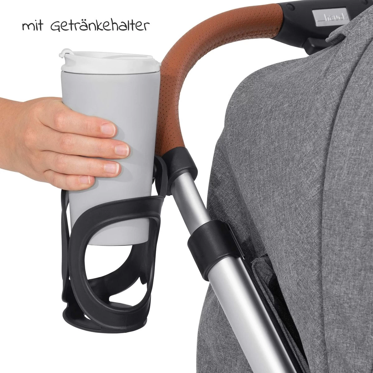 Hauck UpTown Buggy - Met één Hand Opvouwbaar - Grijs 15 Hauck UpTown Buggy - Met één Hand Opvouwbaar - Grijs - Afbeelding 15