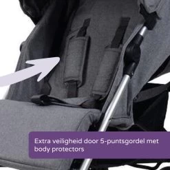 Prénatal Luxe Buggy – Kinderwagen Met Boodschappenmand En Zonneklep - Verstelbare Wandelwagen – Inklapbaar Met 1 Hand - Plooibuggy Grijs -Kinderwagens Winkel 1200x1200 753