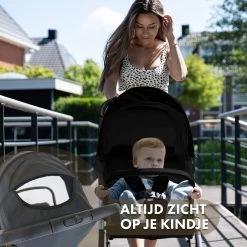 Deryan Rolo Luxe Lichtgewicht Buggy - Zwart -Kinderwagens Winkel 1200x1200 819