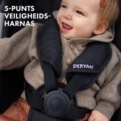 Deryan Luxe XP Buggy XL - Compact Lichtgewicht - Zwart - Aluminium Frame -Kinderwagens Winkel 1200x1200 852