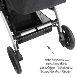 Hauck UpTown Buggy - Met één Hand Opvouwbaar - Zwart -Kinderwagens Winkel 1200x1200 878