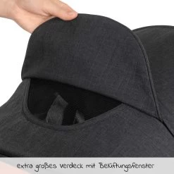 Hauck UpTown Buggy - Met één Hand Opvouwbaar - Zwart -Kinderwagens Winkel 1200x1200 879