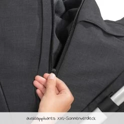 Hauck UpTown Buggy - Met één Hand Opvouwbaar - Zwart -Kinderwagens Winkel 1200x1200 881