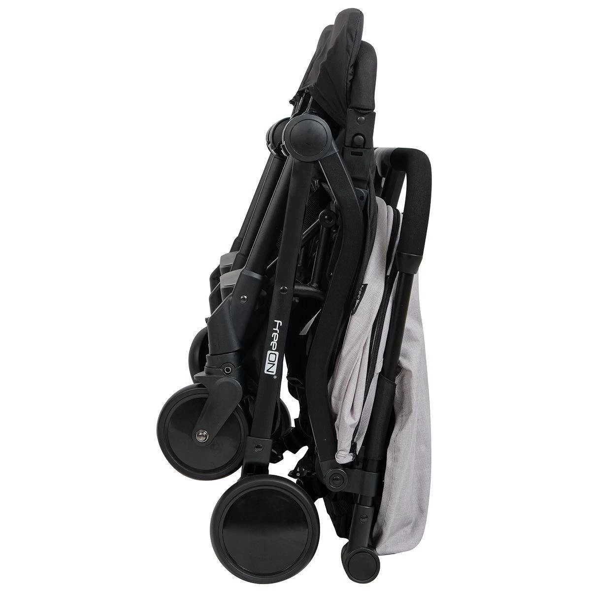 FreeON Duo Buggy City Twin - Luxe Tweeling Wandelwagen - Twin Buggy - Tweeling Buggy - Zwart-Grijs 3 FreeON Duo Buggy City Twin - Luxe Tweeling Wandelwagen - Twin Buggy - Tweeling Buggy - Zwart-Grijs - Afbeelding 3