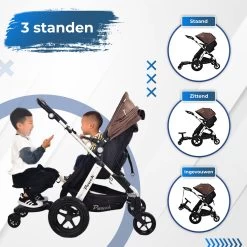 MESC Meerijdplankje Universeel Voor Buggy En Kinderwagen - Meerijdplankje Met Zitje -Kinderwagens Winkel 1200x1200 969