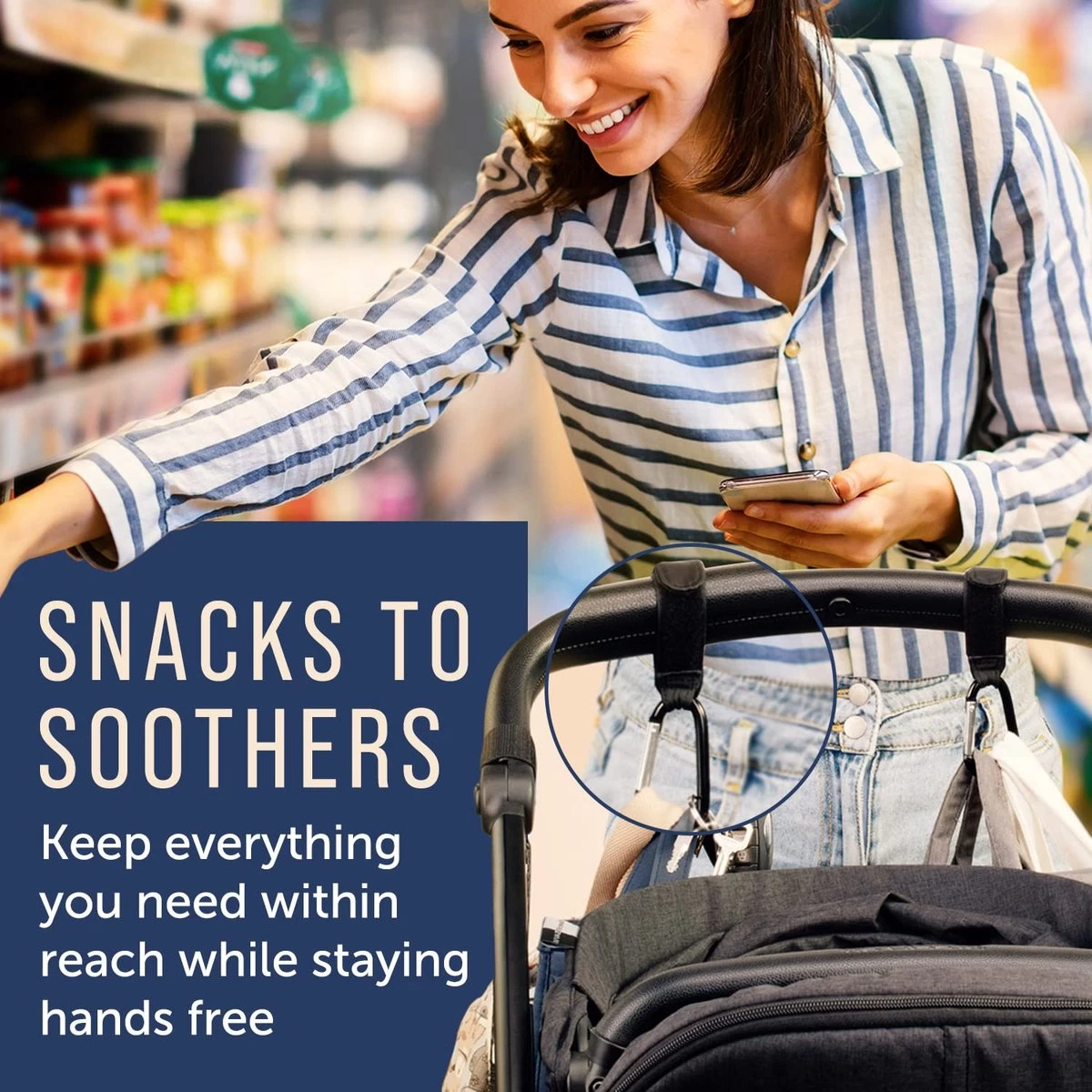 BOTC Kinderwagen Tassenhaakjes - Leer - Haakjes Voor Tassen - Set Van 2 - Leather - Extra Stevig - Buggy Haakjes - Zwart 4 BOTC Kinderwagen Tassenhaakjes - Leer - Haakjes Voor Tassen - Set Van 2 - Leather - Extra Stevig - Buggy Haakjes - Zwart - Afbeelding 4