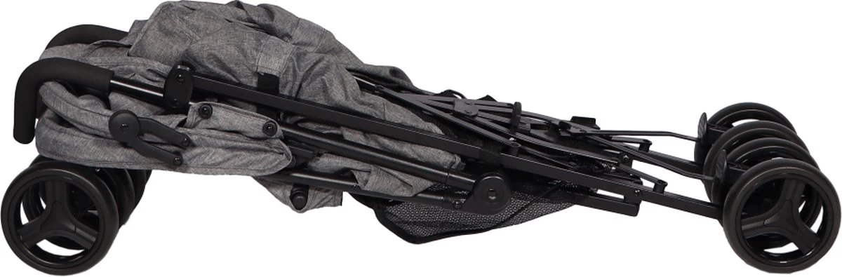 Ding GoGo Buggy - Grijs - Multi Standen Buggy - Incl. Boodschappenmandje En Zonnekap 15 Ding GoGo Buggy - Grijs - Multi Standen Buggy - Incl. Boodschappenmandje En Zonnekap - Afbeelding 15