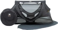 Deryan Peuter Luxe Campingbedje – Inclusief Zelfopblaasbare Matras - Zwart -Kinderwagens Winkel 1200x623