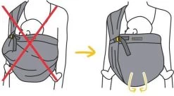 Minimonkey Mini Sling Wit - Klein En Fijn -Kinderwagens Winkel 1200x659