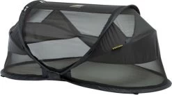 Deryan Baby Luxe Campingbedje – Inclusief Zelfopblaasbare Matras - Zwart -Kinderwagens Winkel 1200x665 2