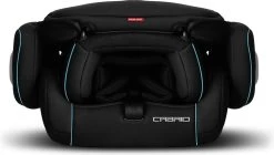 Hamilton By Yoop Cabrio Premium Opvouwbare Autostoel – Veilig, Comfortabel En Lichtgewicht Autozitje – Groep I, II, III Autostoeltje Voor 9 Maanden Tot 12 Jaar – Neon Blauw – ISOFIX Kliksysteem - 1e Opvouwbare Autostoel Ter Wereld - Zwart/Neon Blauw -Kinderwagens Winkel 1200x678 2