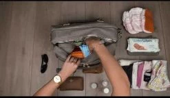 Grote Luiertas Double Zip Satchel Chestnut Redwood - Kunstleer - 42 Cm Breed -Kinderwagens Winkel 1200x695