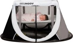 AeroMoov Instant Travel Cot Reisbed - Grey Rock -Kinderwagens Winkel 1200x716 1