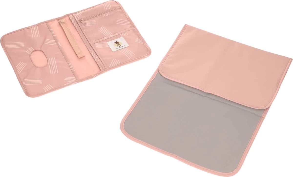 Lässig Verschoningsmatje Soft Stripes Rose 4 Lässig Verschoningsmatje Soft Stripes Rose - Afbeelding 4