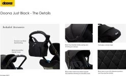 Doona+ Babyautostoel/Buggy Midnight Edition - Midnight -Kinderwagens Winkel 1200x728