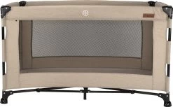 Reisbed Novi Baby® Nora Luxe Sand/Black -Kinderwagens Winkel 1200x745