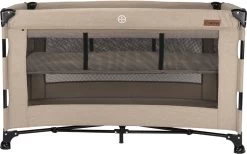 Reisbed Novi Baby® Nora Luxe Sand/Black -Kinderwagens Winkel 1200x748