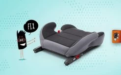 Babyauto Zitverhoger Vista Fix Booster Groep 3 Isofix Stoelverhoger - Grijs -Kinderwagens Winkel 1200x750 2