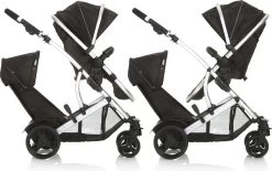 Hauck Duett 2 Duo Kinderwagen - Zwart -Kinderwagens Winkel 1200x754 2